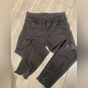 Flying Monkey Style Y1843A Mid Rise Ankle Skinny size 28 Black